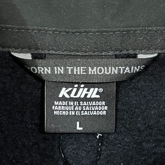 Kuhl Interceptr Vest Dark Blue Outdoor Hiking Fleece Full Zip Sweater Mens Large - Picture 5 of 10